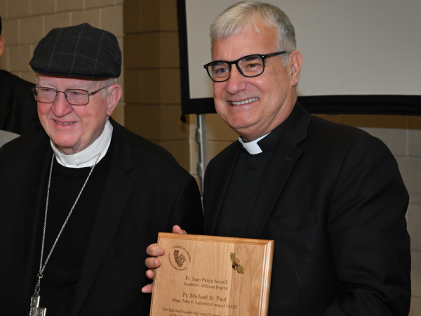 TWO FROM DIOCESE OF ORANGE HONORED BY KNIGHTS | OC Catholic